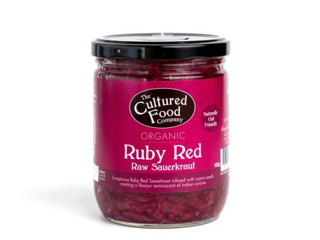 The Cultured Food Company Organic Ruby Red Sauerkraut 400g Cheap