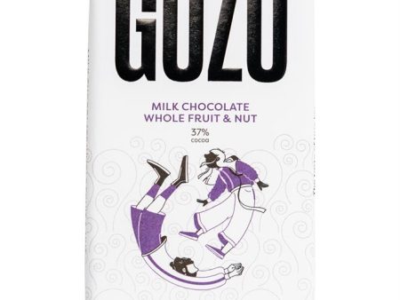 Gozo Milk Chocolate Whole Fruit & Nut 37% Cocoa 130g Online now