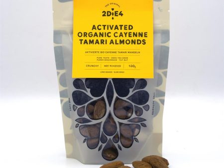 2DiE4 Live Foods 2DiE4 Activated Organic Cayenne Tamari Almonds 100g Online Sale