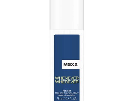 Whenever Wherever For Him dezodorant w naturalnym sprayu 75ml Hot on Sale