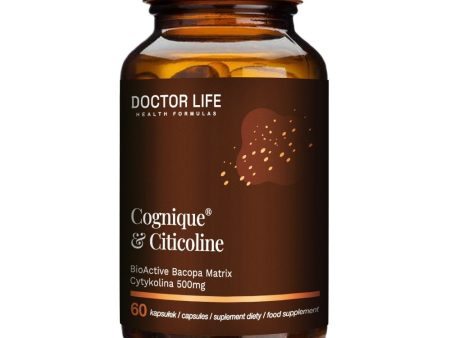 Cognique&Citicoline Cytykolina 500mg suplement diety 60 kapsułek Hot on Sale