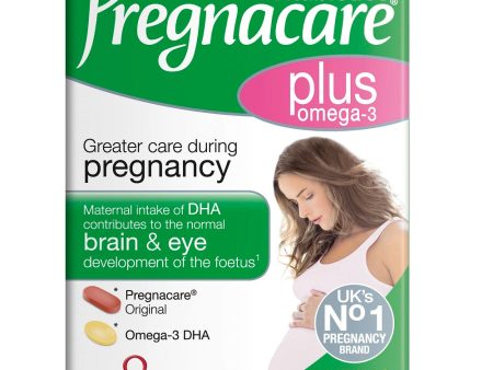 Pregnacare Plus Omega-3 suplement diety dla kobiet w ciąży 56 tabletek kapsułek For Sale