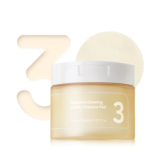 No.3 Radiance Glowing Jumbo Essence Pad płatki tonizujące 70szt Online now