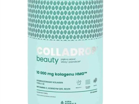 Colladrop Beauty kolagen Hmg™ 10000 Mg Mojito piękna skóra włosy i paznokcie 30 saszetek Hot on Sale