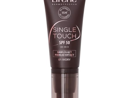 Single Touch SPF50 nawilżający podkład kryjący 01 Ivory 30ml For Discount