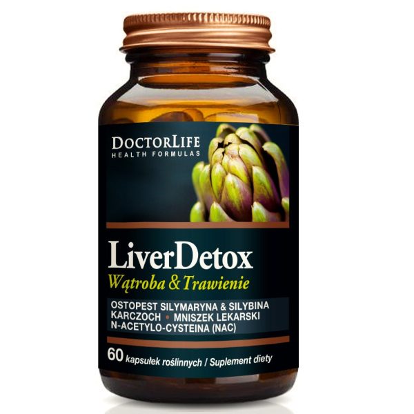 Liver Detox ochrona wątroby suplement diety 60 kapsułek Cheap