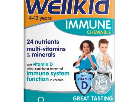 Wellkid Immune suplement diety dla dzieci 30 tabletek do żucia on Sale