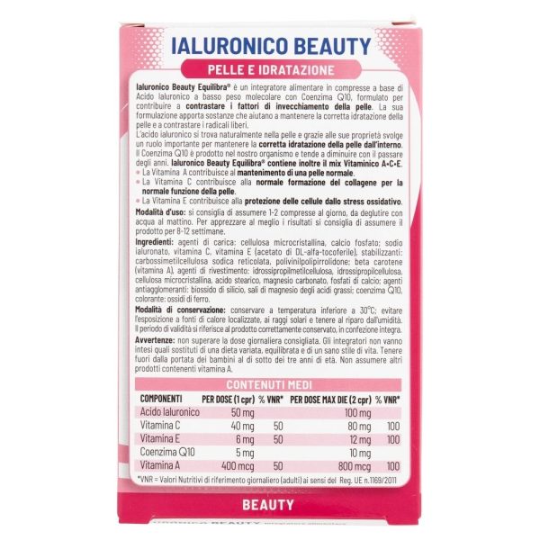 Hyaluronic Beauty suplement diety 30 tabletek Sale