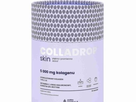 Colladrop Skin kolagen morski w saszetkach 50000 mg piękna i promienna skóra 30 saszetek Cheap