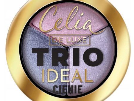 De Luxe Trio Ideal prasowane cienie do powiek 301 4g Fashion