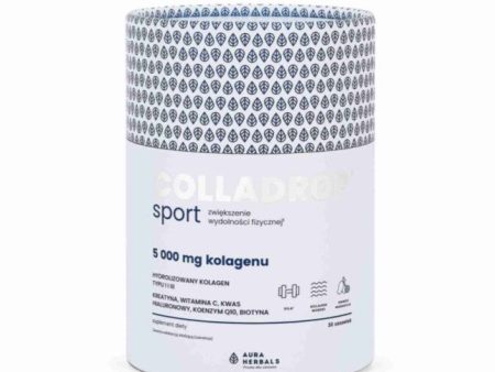 Colladrop Sport kolagen morski 5000mg zwiększenie wydolności fizycznej 30 saszetek Supply